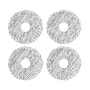 Mova Mop-Pad MRMP8, 4er-Set, grau, für Hochdruckreiniger. Waschbare Pads mit hoher Saugkraft.