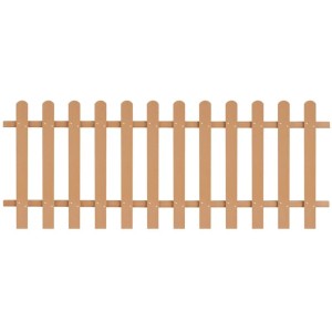 vidaXL Lattenzaun WPC 200 x 80 cm 42823