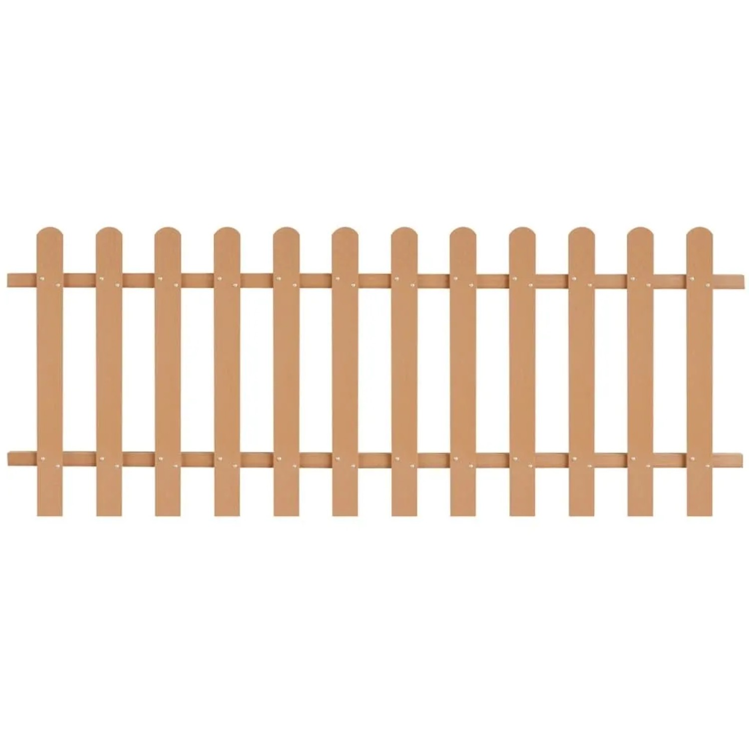 vidaXL Lattenzaun WPC 200 x 80 cm 42823