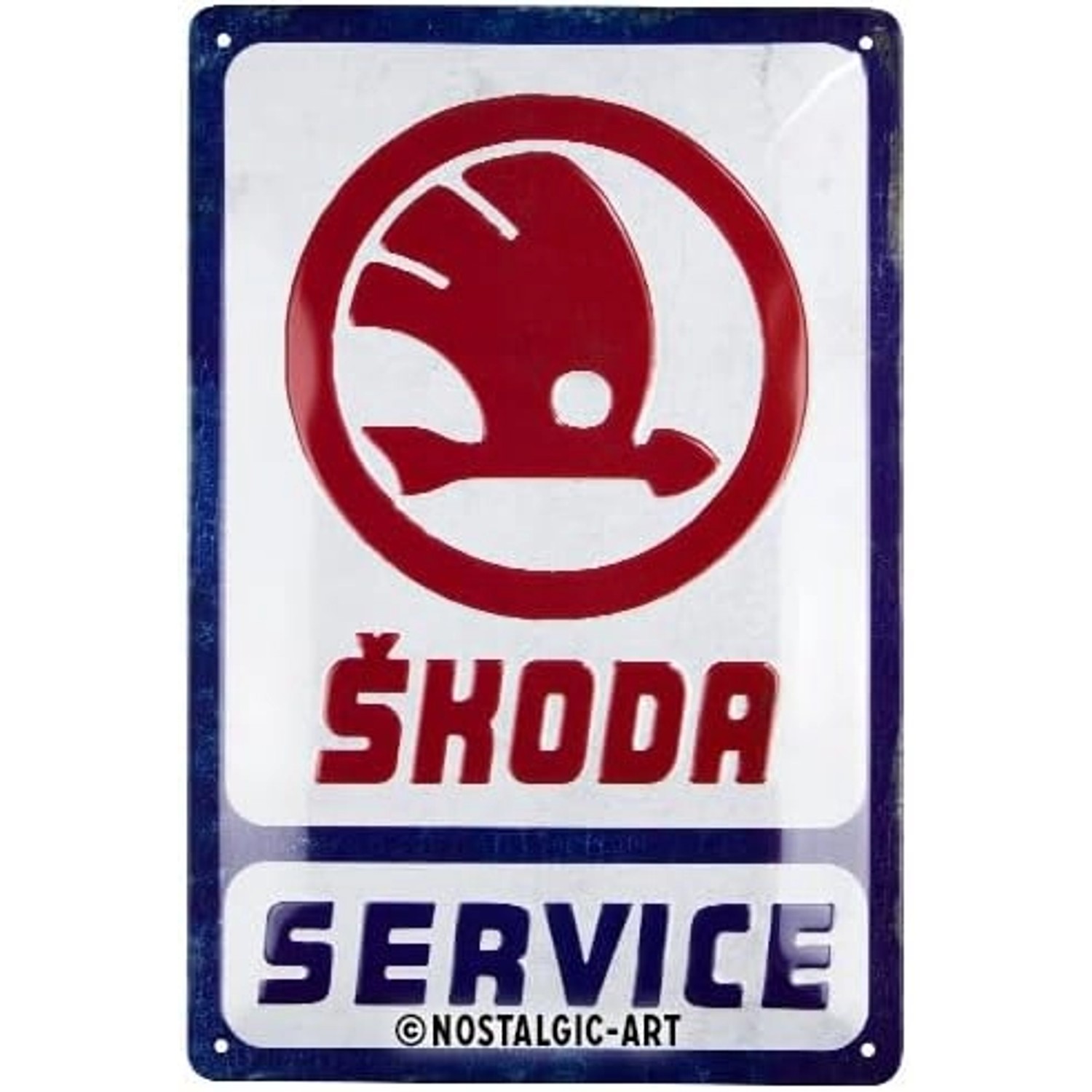 Nostalgic-Art Blechschild 20 x 30cm - Skoda - Service günstig online kaufen