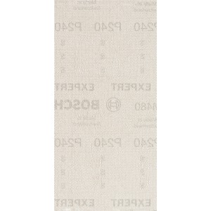 Bosch Expert M480 Netzschleifblatt K240, 93x186mm, 10 Stück für Exzenterschleifer.