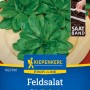 Kiepenkerl Feldsalat Gala Saatband Packung mit Feldsalatpflanzen und Saatband.
