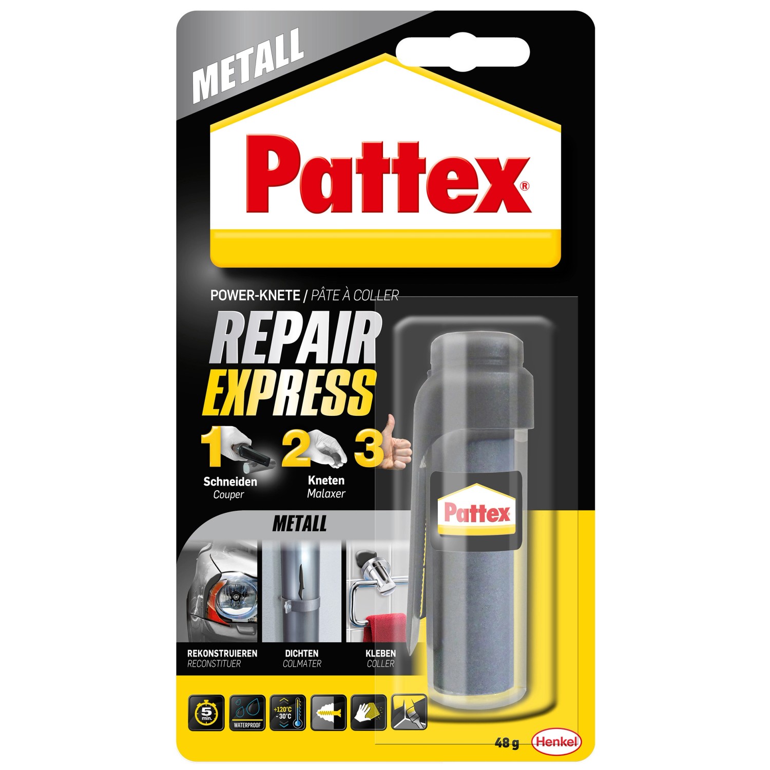 Pattex Power-Knete Repair Express Metall 48 g