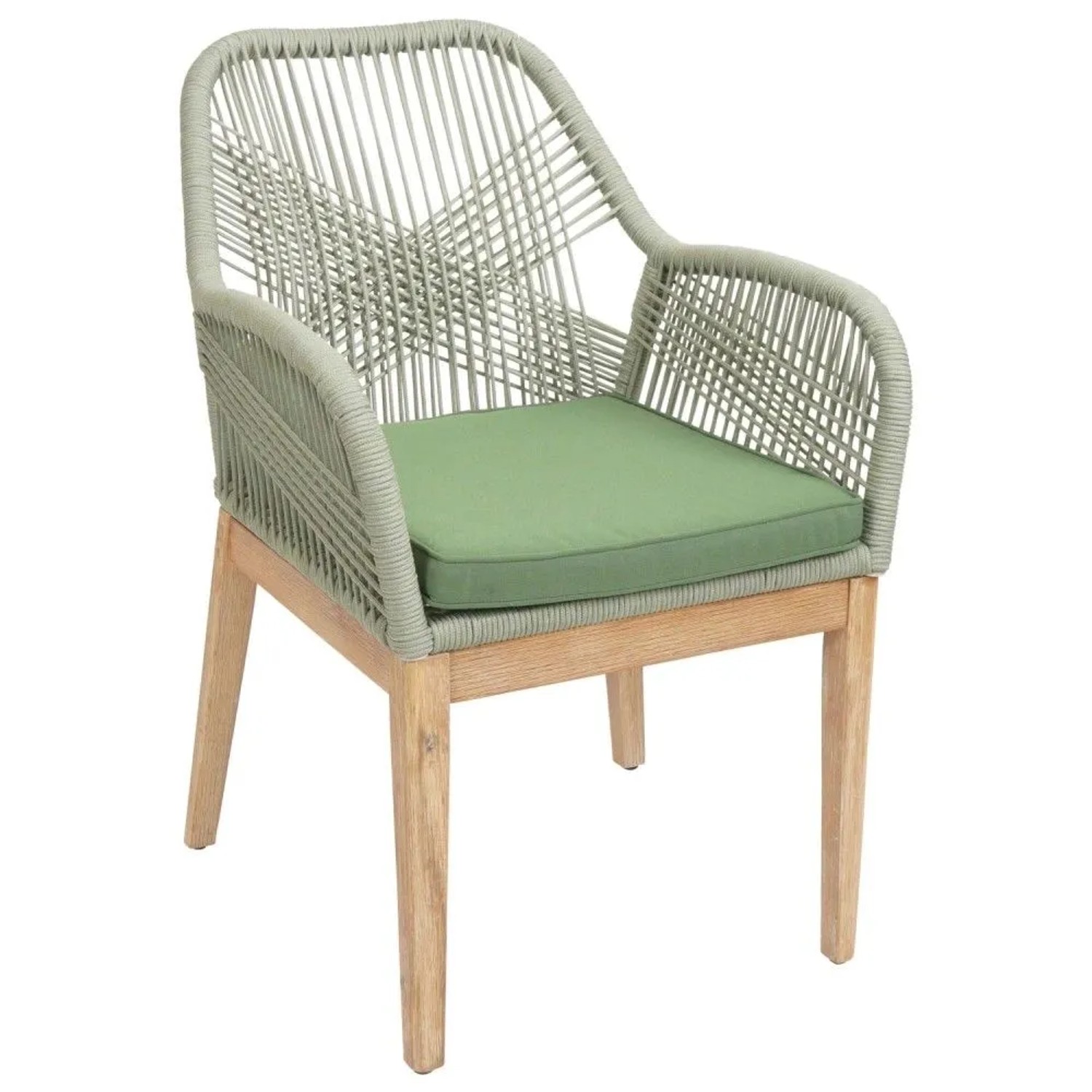MCW Gartenstuhl H56b Grün Kissen Grün