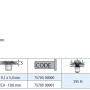 Technische Zeichnung: GOEBEL Spreiz-Blindnietmutter M5, Stahl verzinkt, Abmessungen und Anzugsmomente.