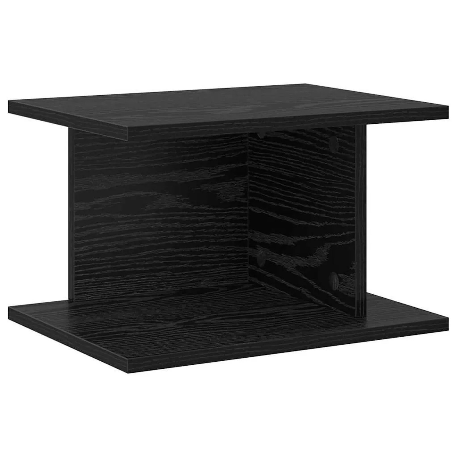 vidaXL Nachttisch Schwarz Eichen-Optik 40 x 30 x 25 cm Holzwerkstoff 891170
