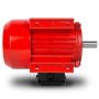 EBERTH Elektromotor 400V, 1,5kW, rotes Gusseisengehäuse, Welle aus Edelstahl. Zubehör für Akkugeräte.