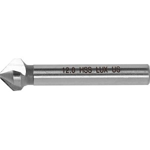 LUX Senker Comfort Ø 12 mm aus HSS Stahl für präzises Senken und Entgraten.