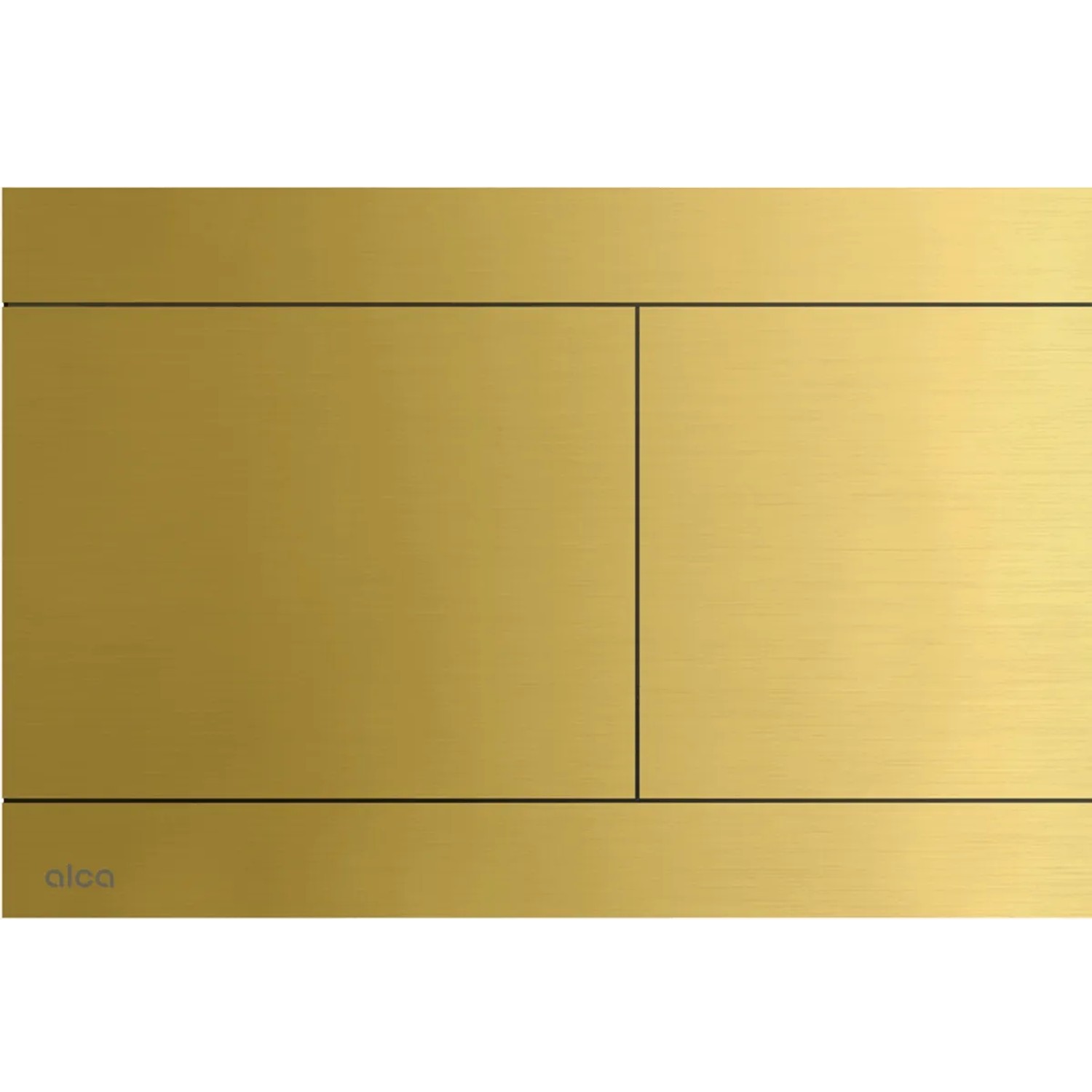 Alcadrain Betätigungsplatte FUN-BRASS Messing Edelstahl