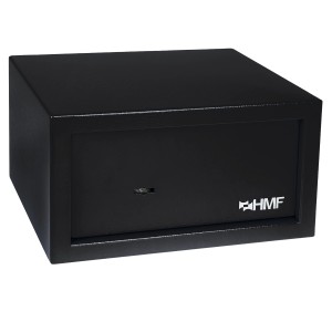 HMF 49217-02 Safe Tresor Schlüssel Möbeltresor 31 x 17 x 25 cm Schwarz