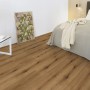 Kaindl Laminat Masterfloor Aqualine XPT Eiche Evoke Coast im Schlafzimmer verlegt.