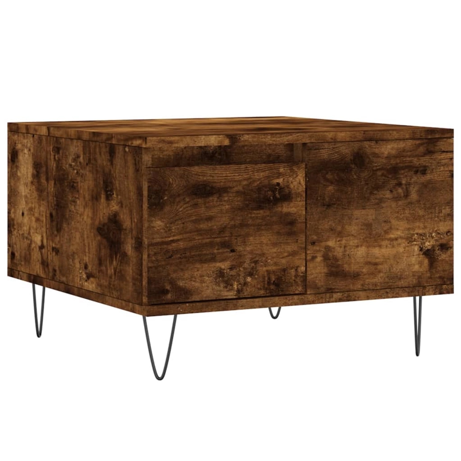vidaXL Couchtisch Räuchereiche 55x55x36,5 cm Holzwerkstoff 830761 günstig online kaufen