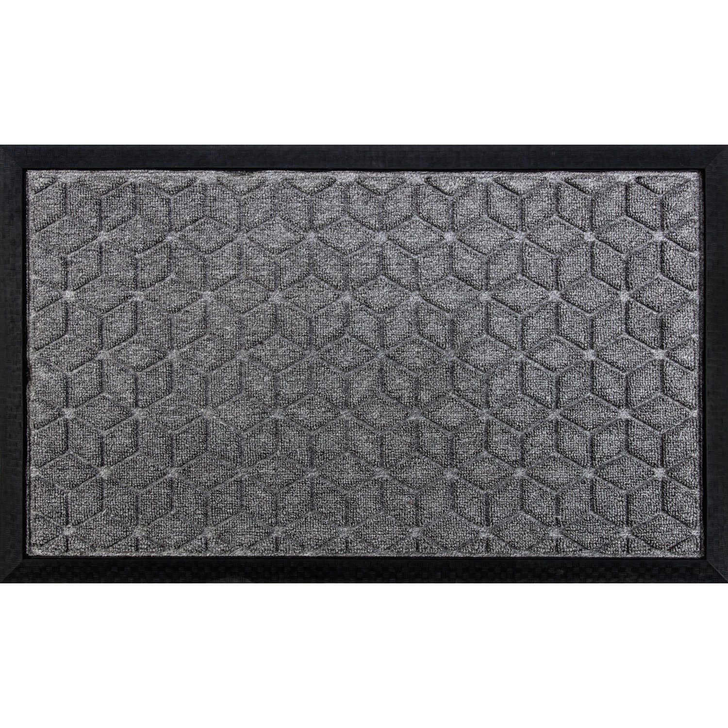 OBI Fußmatte Textur Grau 40 cm x 60 cm günstig online kaufen