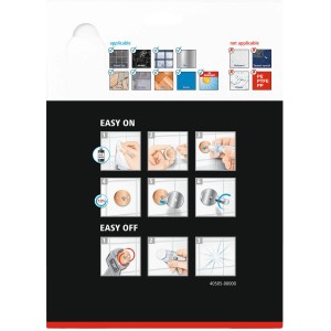 Montageanleitung Tesa Aluxx Eckduschkorb: Kleben statt Bohren. Schritt-für-Schritt Anleitung.