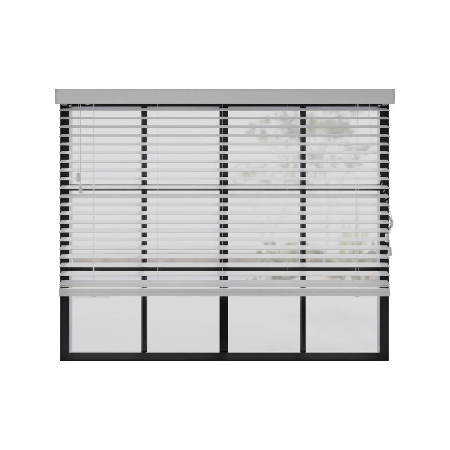 Cocoon Home Concepts Holz Jalousien 130 x 175  50mm Lamellen  Weiß günstig online kaufen