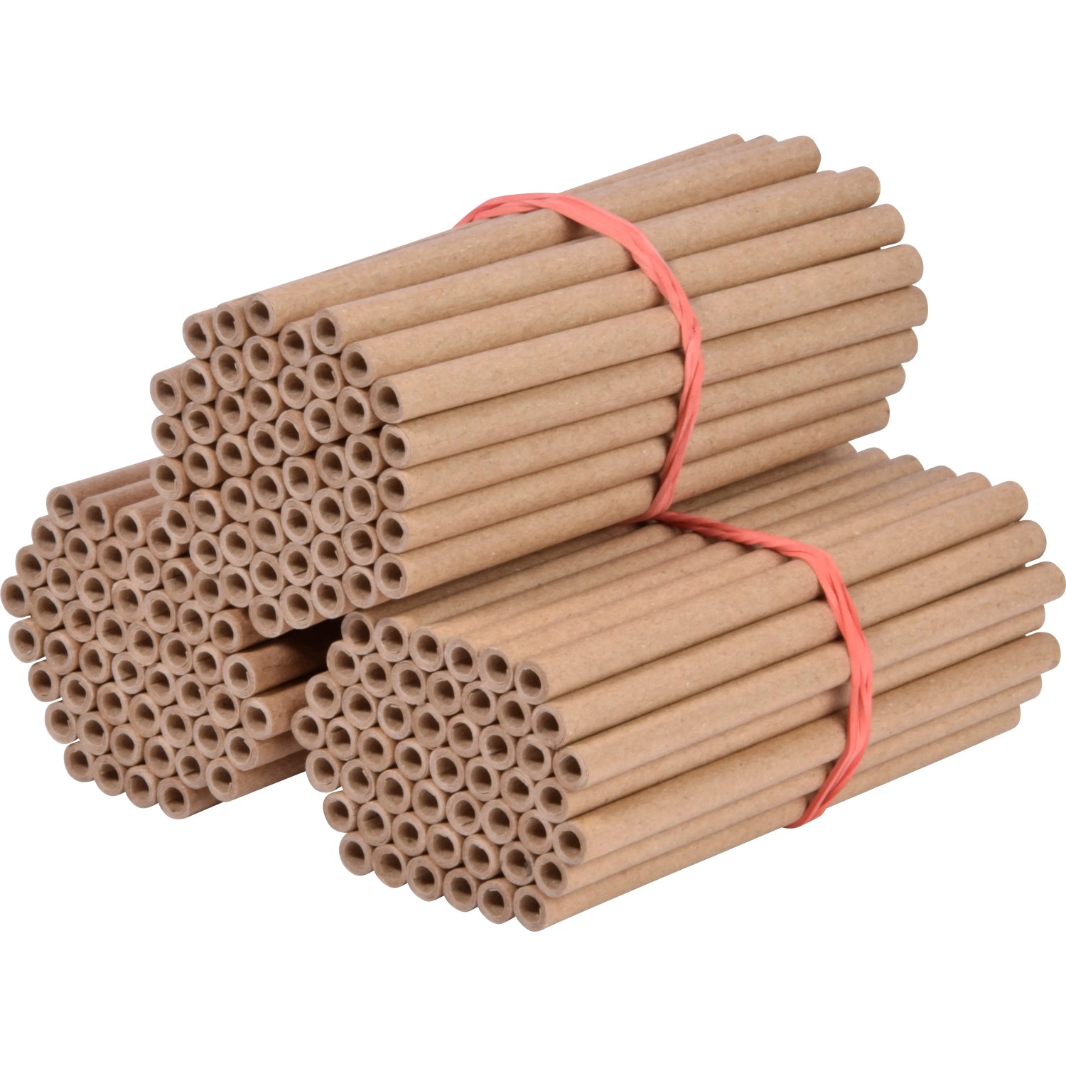 Dobar Papierhülsen-Set für Insektenhotels, 3 Bündel aus recyceltem Altpapier.