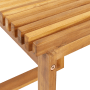 Helle Akazienholzlatten des Bistro Sets BELLANO mit sichtbarer Maserung und Schraubdetail. Gartenmöbel.
