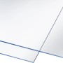 Transparente Polystyrol-Platte, 5 mm stark, glatte Oberfläche, 1000x500 mm.