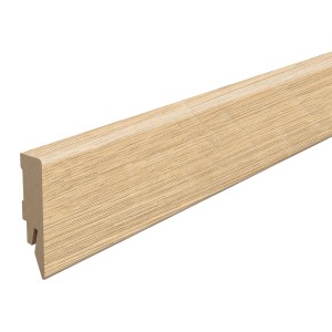 Egger Sockelleiste L612, Victoria Eiche Natur Dekor, MDF-Fußleiste für Laminat- und Hybridböden.
