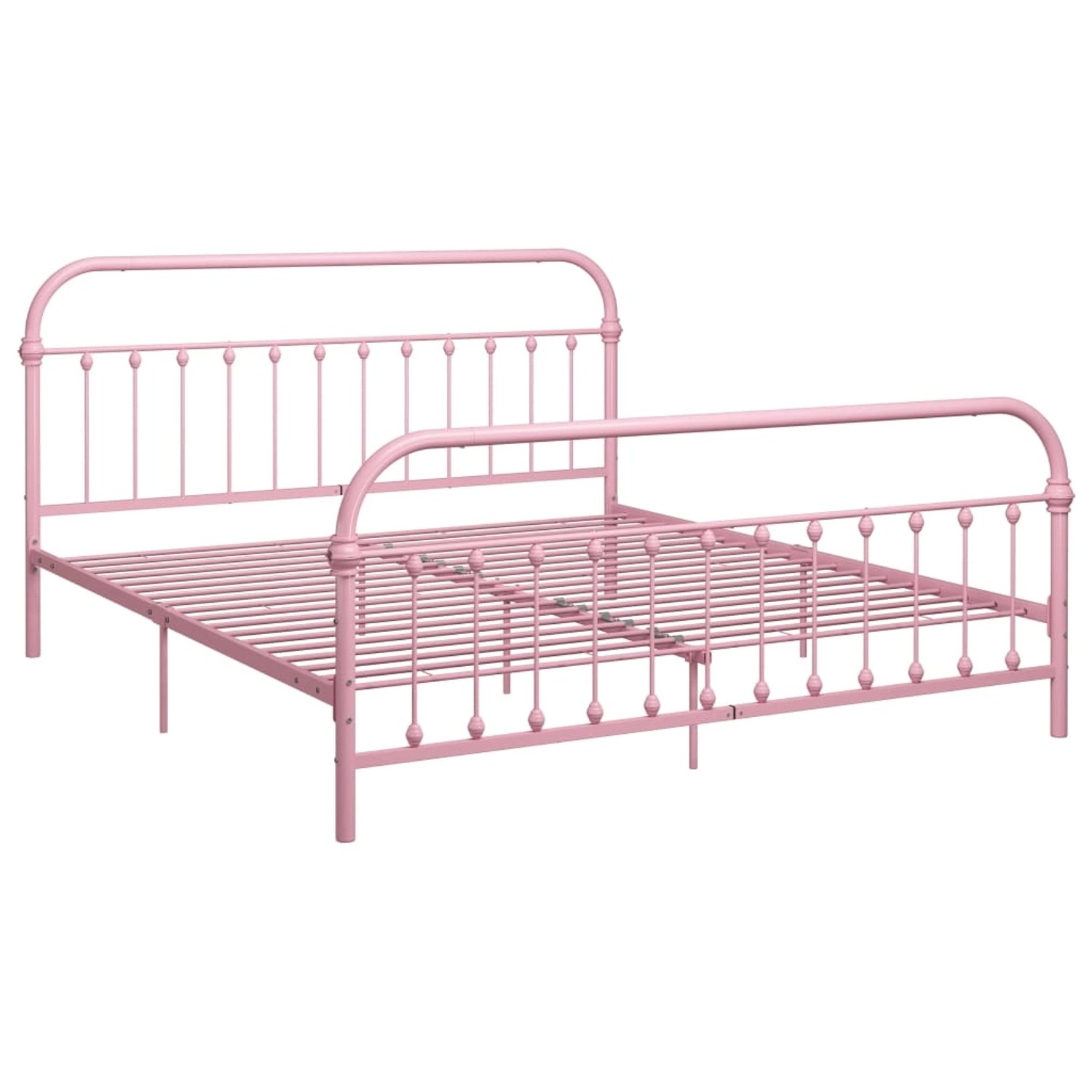 vidaXL Bettgestell Rosa Metall 180x200 cm Modell 1618284 günstig online kaufen