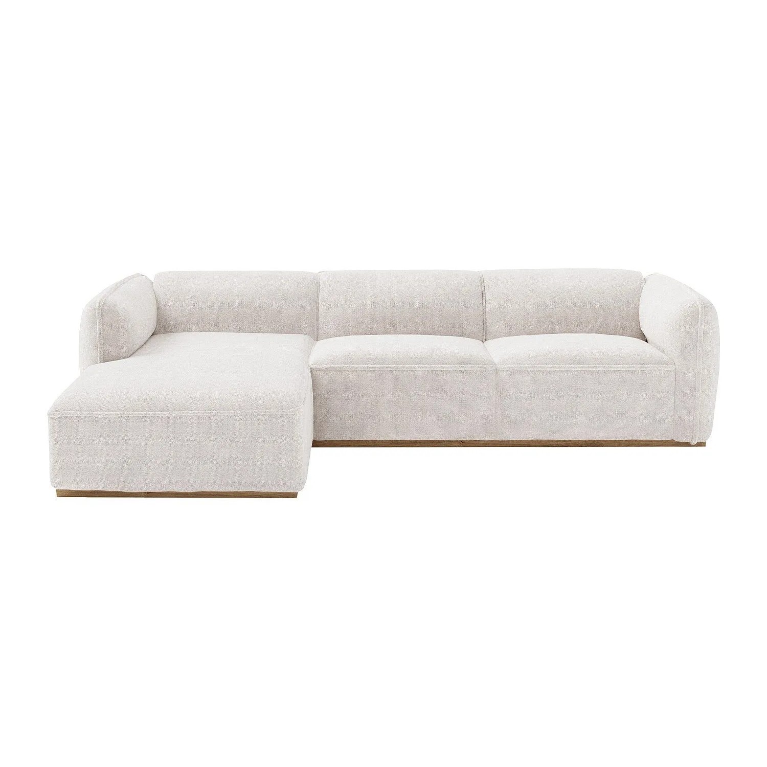 Vente-unique Sofa Ohne Schlafmöglichkeit Canobru Beige 272 cm