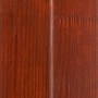 Glatter Zaunpfosten aus Kiefernholz, Teakfarben, 9x9x125 cm, für Zaunbau & Sichtschutz.