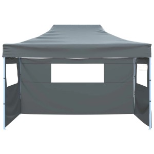vidaXL Party-Zelt Anthrazit 280 x 410 x 315 cm Oxford-Stoff 42023587