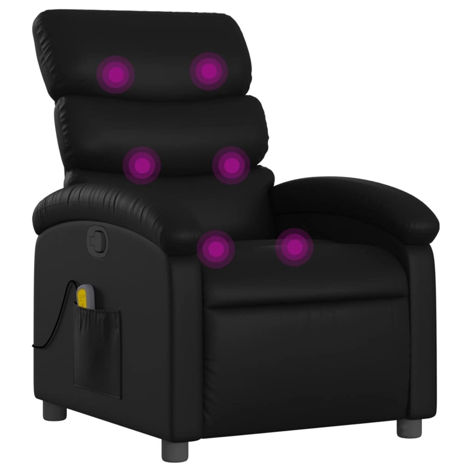 vidaXL Massagesessel Schwarz Kunstleder Modell 5 günstig online kaufen