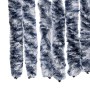 vidaXL Fliegenvorhang, blau-weiß, 100x200cm, Chenille. Insektenschutz für Fenster und Türen.