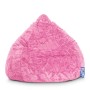 Pinker Sitzsack "Fluffy" von Sitting Point mit 220 l Volumen. Bequemer Sessel für Wohnzimmer und Jugendzimmer.