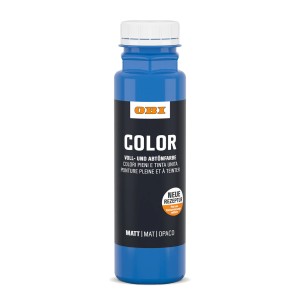 OBI Color Voll- und Abtönfarbe in Capriblau, 250 ml Flasche.