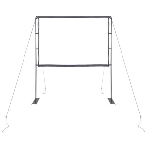 vidaXL Projektionsleinwand mit Ständern 90 Zoll 4:3 4101043