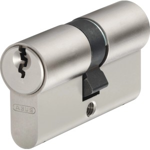 Abus Profilzylinder E30NP 30/55, Türzylinder aus Metall mit Schlüsselprofil.