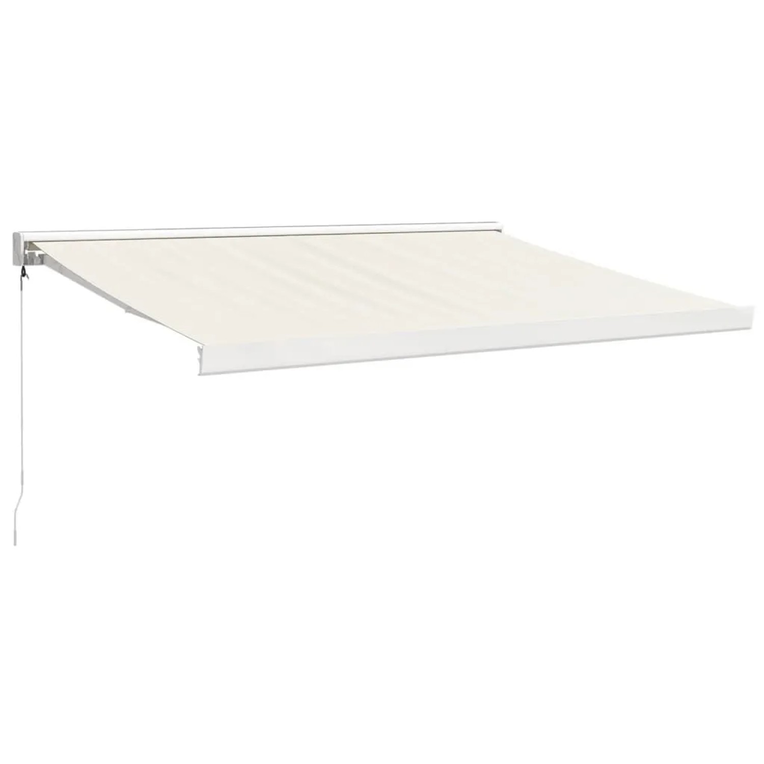 vidaXL Markise Einziehbar Creme 3,5x2,5 m Stoff und Aluminium 3154527