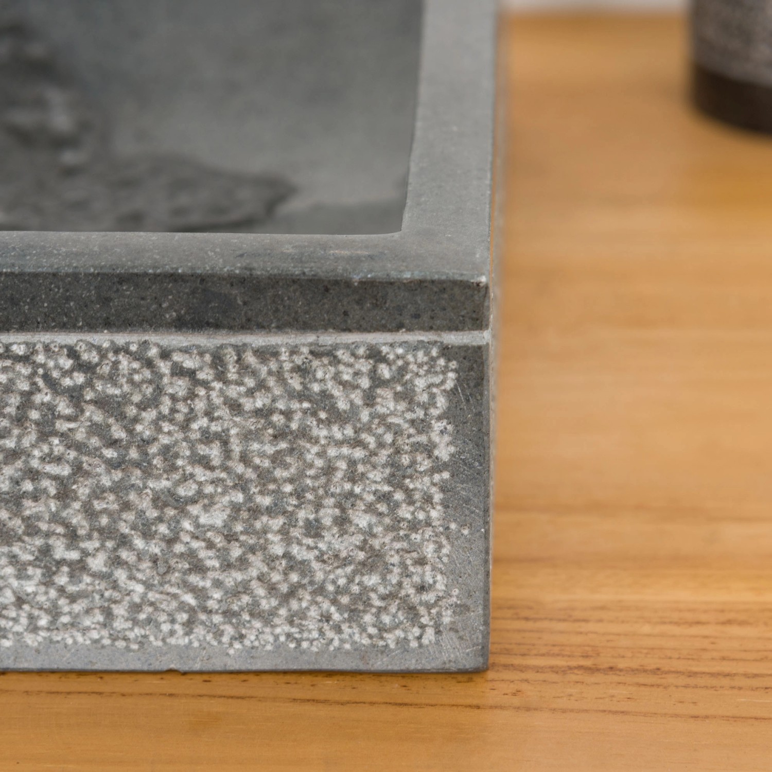 Wohnfreuden Andesit Steinwaschbecken Mini Perahu 30 cm_4