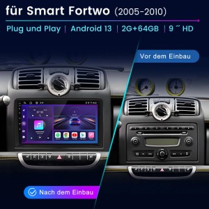 Junsun Autoradio Für Benz Smart Fortwo 2005-2010