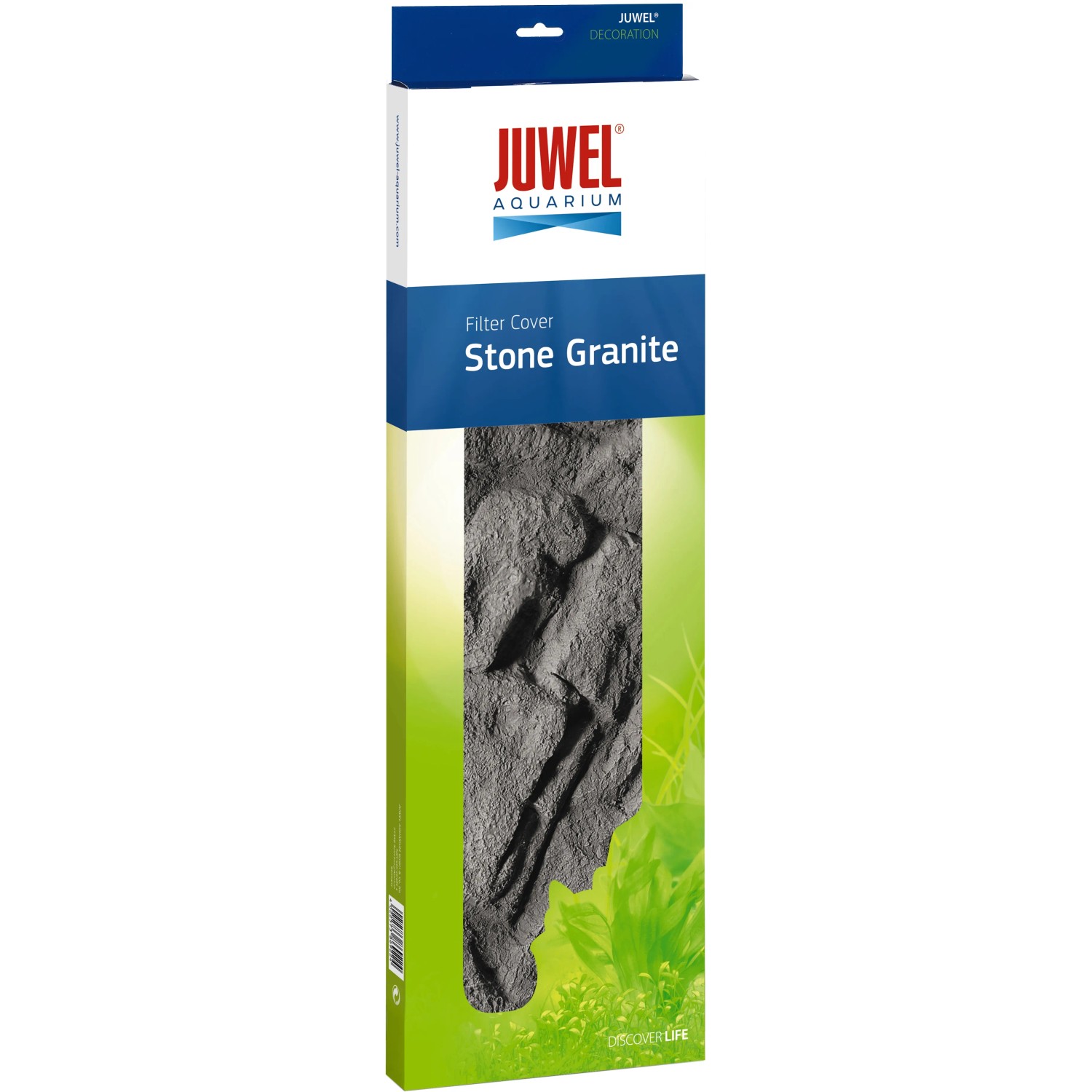 Juwel Aquarien-Filterverkleidung Stone Granite, naturgetreue Felsstruktur für Aquarienfilter.