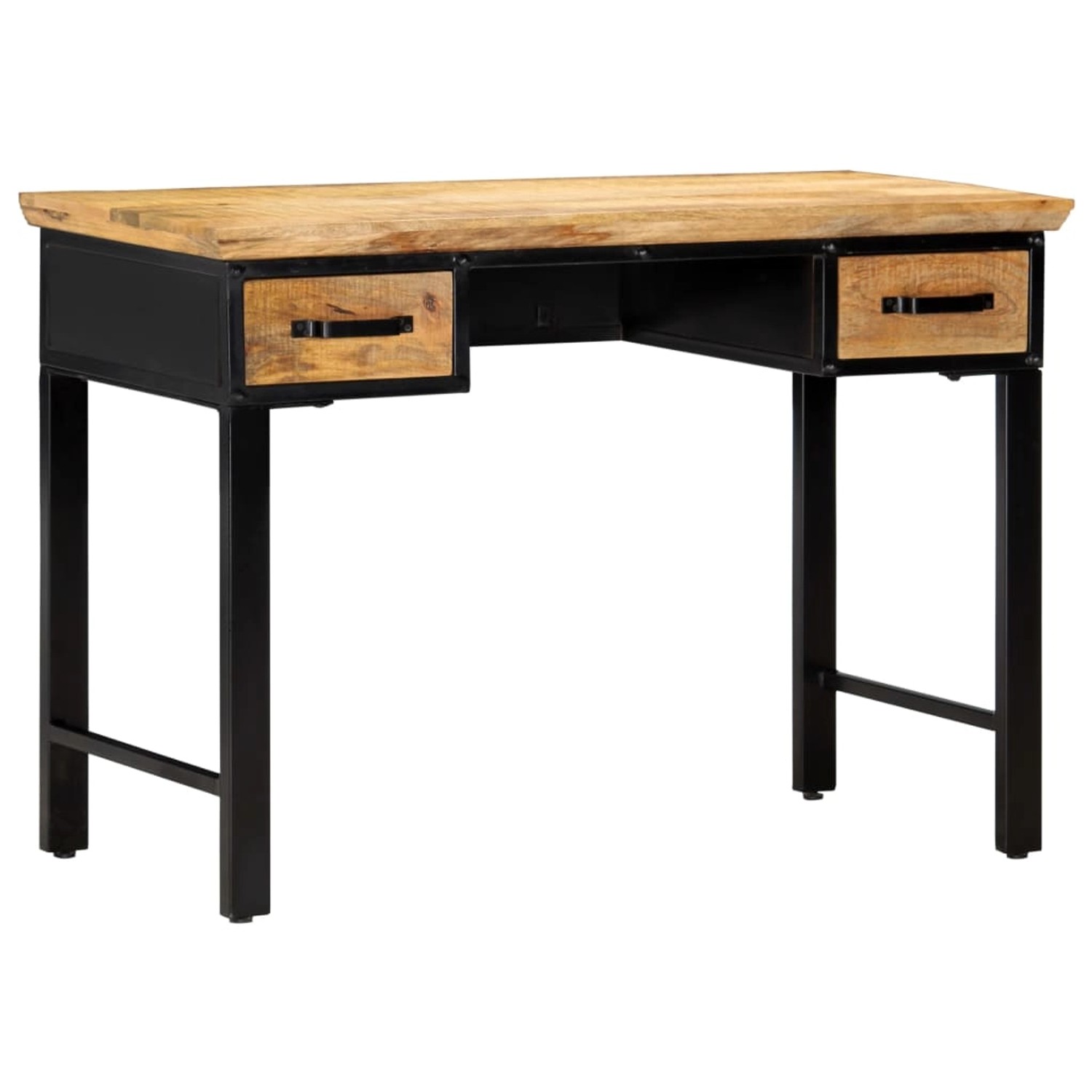 vidaXL Schreibtisch 110 x 50 x 76 cm Mangoholz Massiv 247758 günstig online kaufen