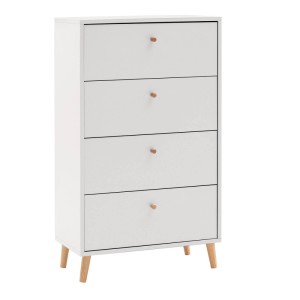 Schildmeyer Kommode Bjarne 101,3 cm x 60,1 cm x 33 cm Mattweiß