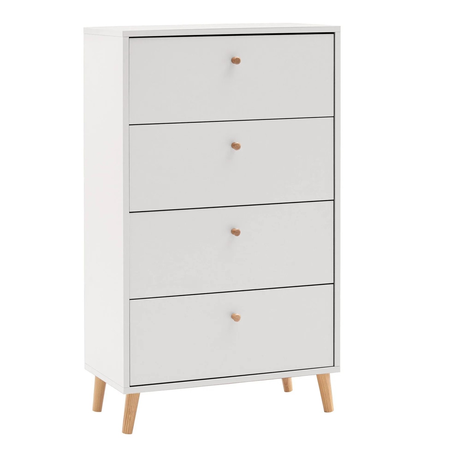 Schildmeyer Kommode Bjarne 101,3 cm x 60,1 cm x 33 cm Mattweiß