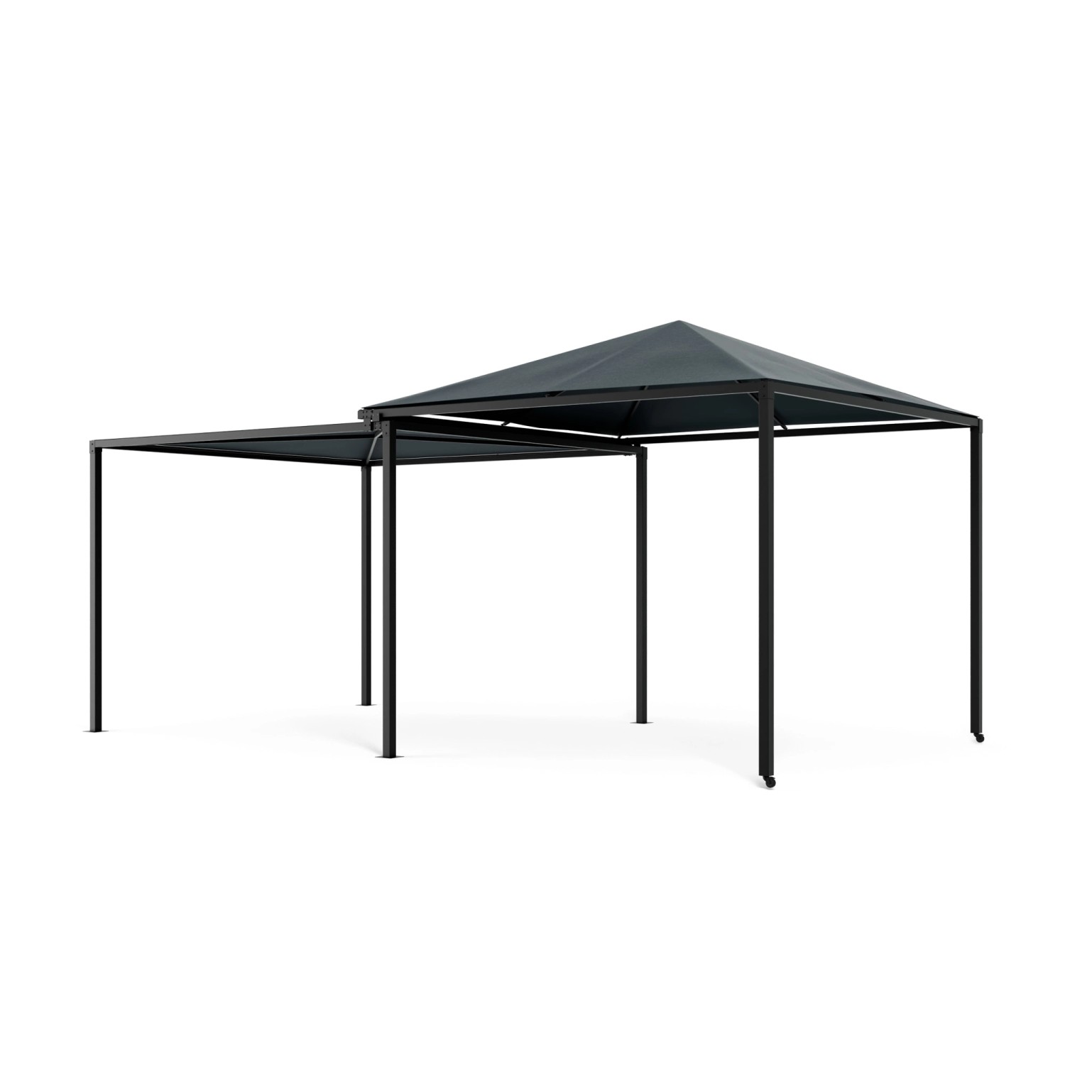 Blumfeldt ShadeMax Erweiterbarer Pavillon mit UV30+ Schutz Dunkelgrau günstig online kaufen