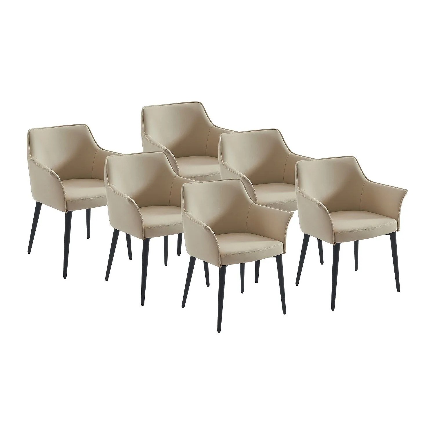 Vente-unique Stuhl Mialov Beige 61.5 cm