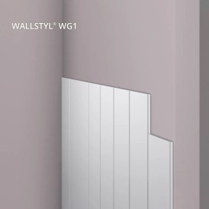 Weißes NOEL & MARQUET 3D Wandpaneel WALLSTYL WG1 als Zubehör für Paneele.
