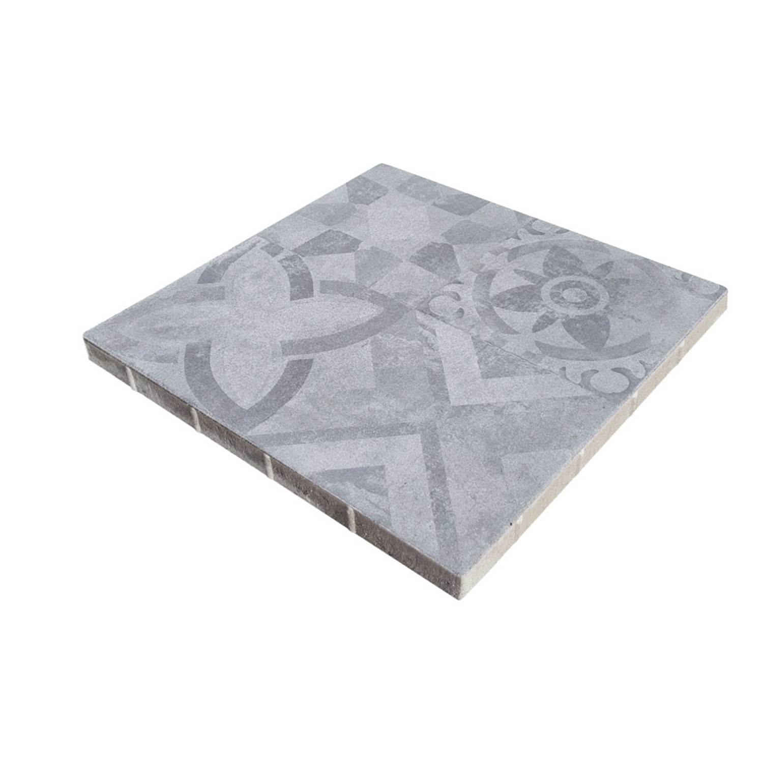 Diephaus Terrassenplatte Revolution Mittelgrau 50 cm x 50 cm x 4 cm
