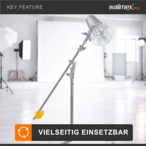 Walimex Gewicht Stangen- & Galgenstativ 4,4Kg Beschwerung Stativ Lampenständer