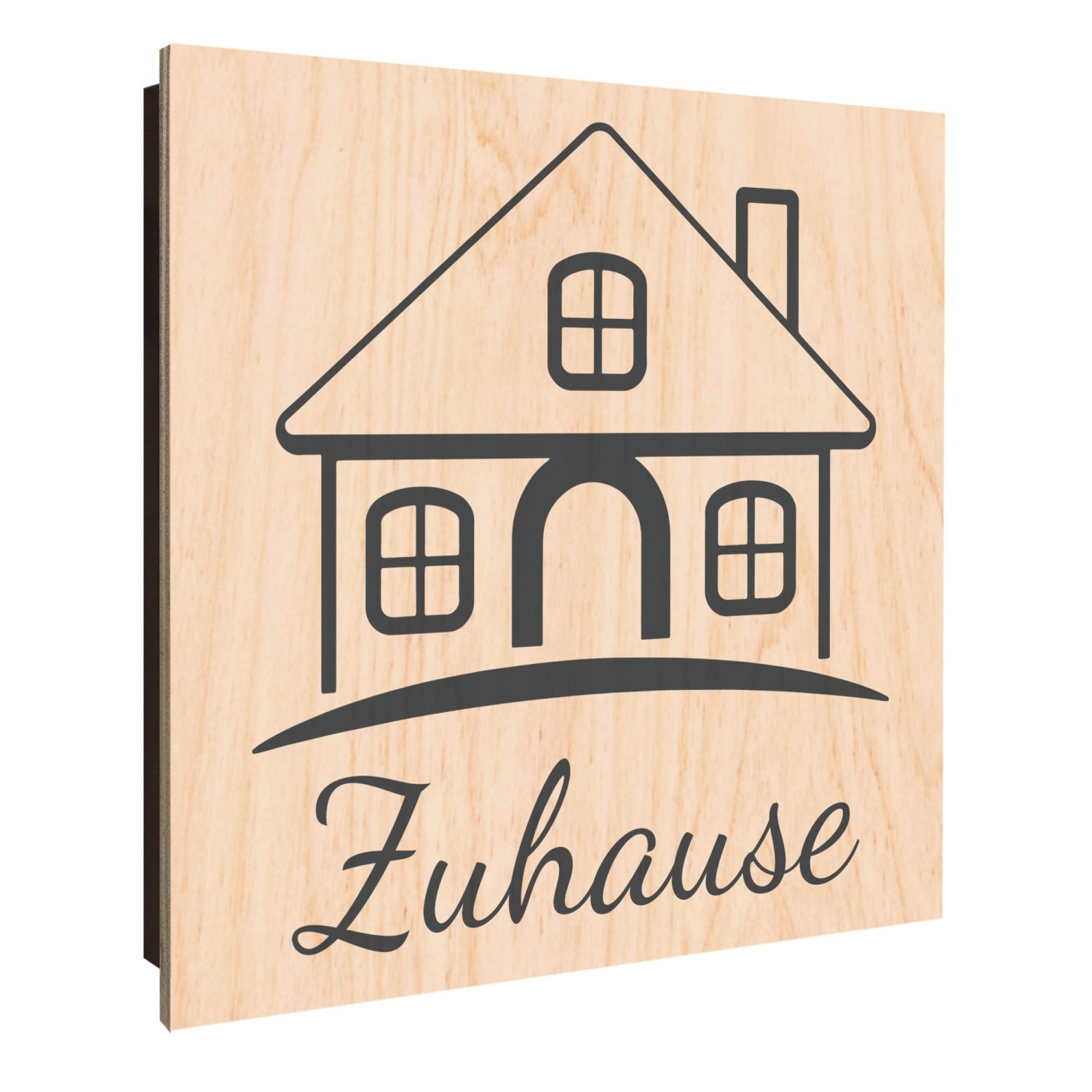 Banjado Großer Schlüsselkasten Holz 30x30cm Schwarz Scharnier Links 50 Hake günstig online kaufen