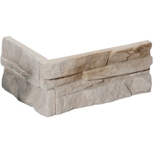 Stegu Verblender Ecke Nepal Beige-Grau, Betonverblender für Innen & Außen.