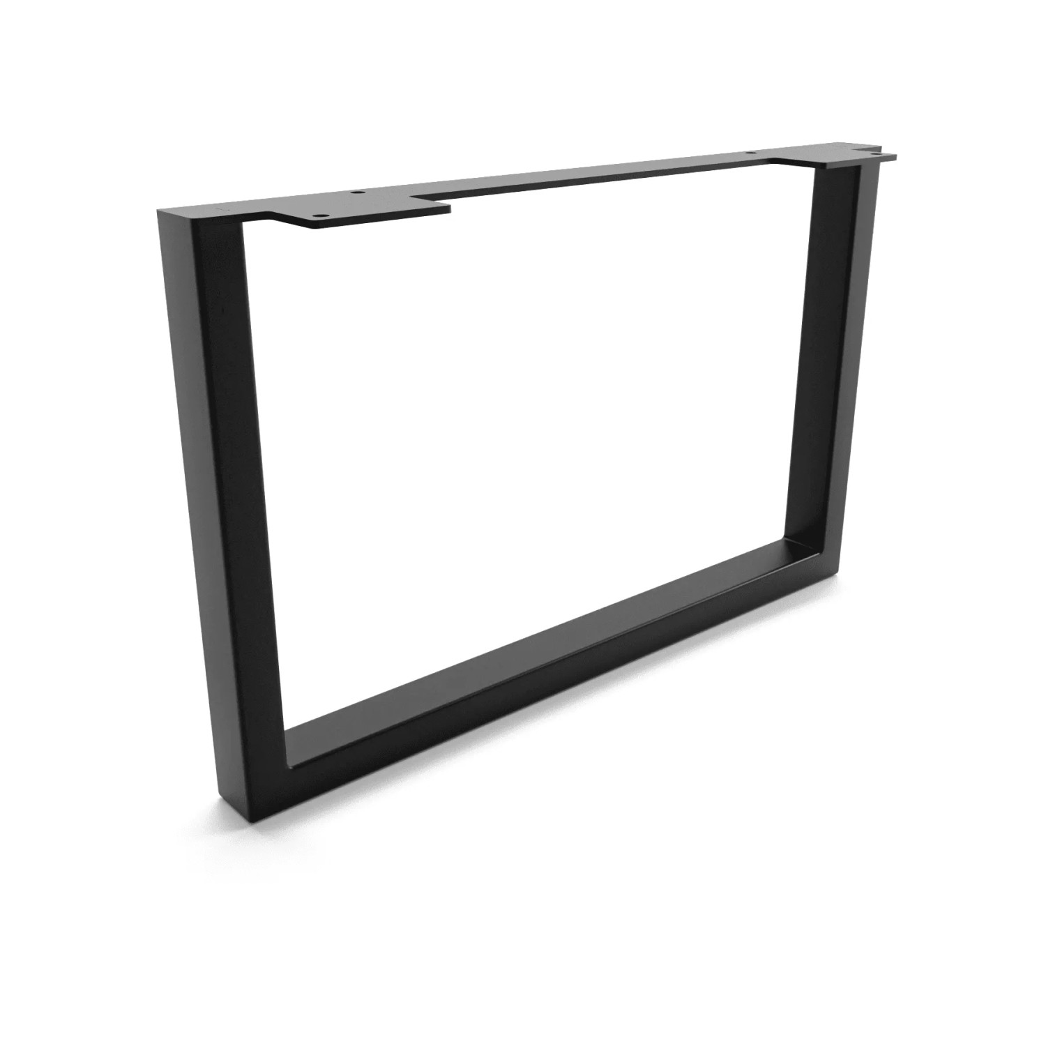 HEVVA Möbelbein GRAZ 25 cm Hoch 40 cm Tief 1 Stück Schwarz