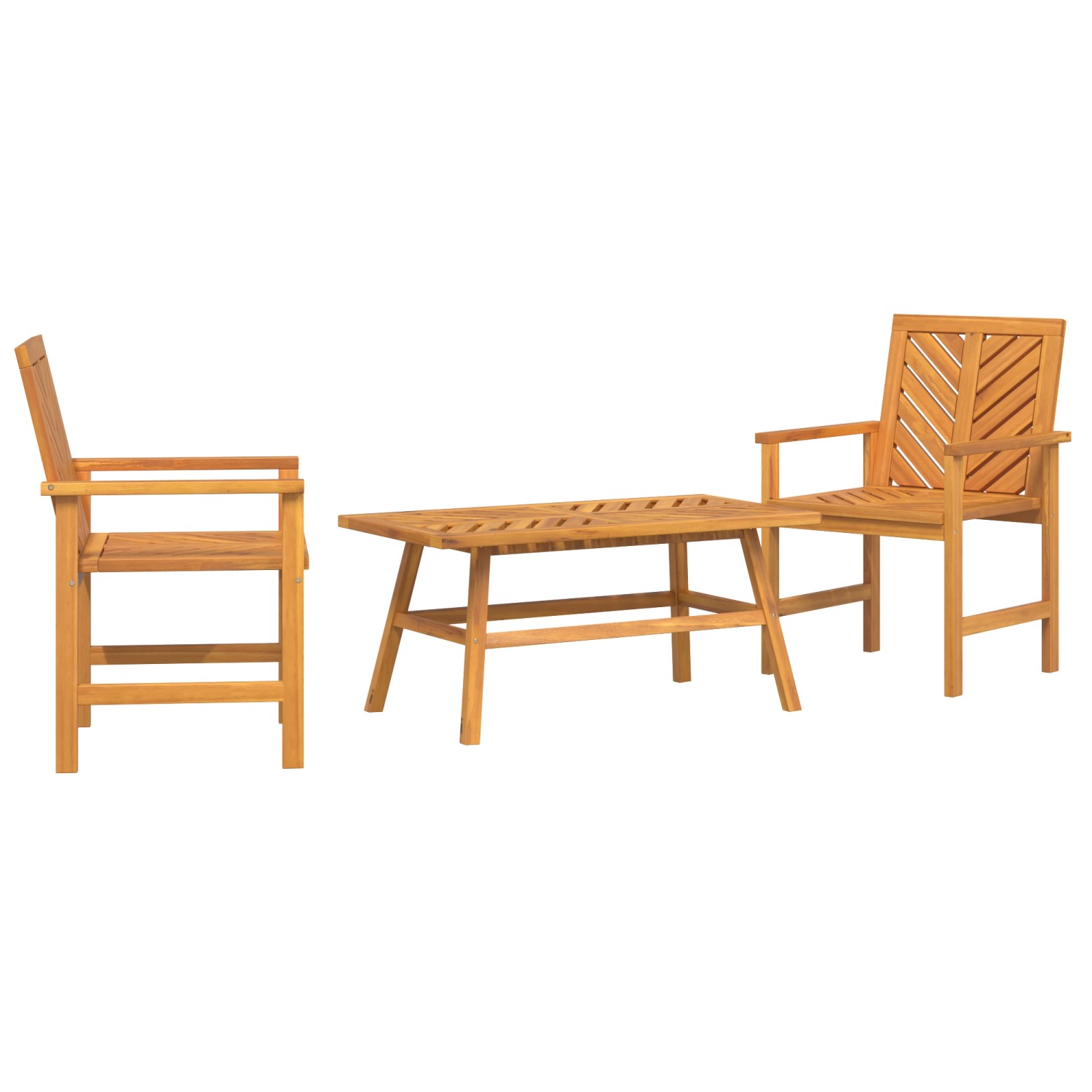 vidaXL 3-Teilige Garten Lounge Set Massivholz Akazie 3154131 günstig online kaufen