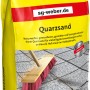 Gelber Sack Weber Quarzsand 10 kg, geeignet zum Füllen und Ausfugen von Flächen.